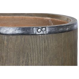 DKD Home Decor Macetero Marron 47x61x47 cm Set 3 Piezas