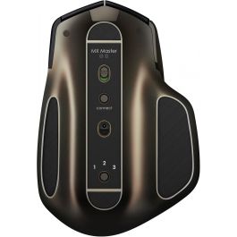 Logitech MX Master Mouse Inalámbrico RF + Bluetooth, Laser 1000 DPI, Negro/Bronce OEM