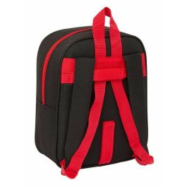 Safta Mochila guardería Spider-Man adaptable a carro 22x27x10cm para niños 3+ años