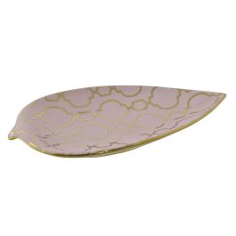 Centro Mesa Oriental DKD Home Decor Rosa Dorado 16 x 3 x 27.5 cm