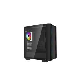 Caja para PC - DEEPCOOL - CC560 ARGB V2 (Negro) - Torre media - Formato ATX - Circulación de aire optimizada