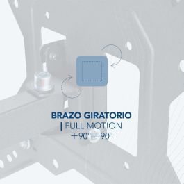 DAEWOO - Soporte de TV para Pantallas de 23 a 55 Pulgadas, Inclinacion 5-8 Grados, Brazo 90 Grados, 30 kg, Perfil 60-208 mm
