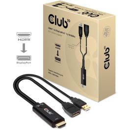 Club 3D Adaptador HDMI 2.0 a DisplayPort 1.2 4K60Hz HDR Activo, Negro Precio: 59.50000034. SKU: B1GFMW9K32