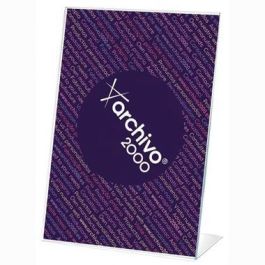 Archivo 2000 Expositor Sobremesa En Forma De L Din A6 Vertical 45x105x155 mm Cristal Transparente Precio: 1.5900005. SKU: B1E6HPLMZP