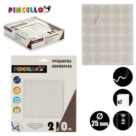 Etiquetas Adhesivas Diam 25Mm 7 Paginas Pincello (120 Unidades) Etiquetas Adhesivas Diam 25Mm 7 Paginas Pincello (120 Unidades)