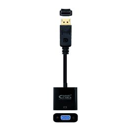 NANO CABLE 10.16.0602 Conversor de Cable DisplayPort Macho a VGA Hembra, 0.15m, Negro