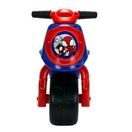 Injusa Correpasillos Moto Neox Spiderman para Niños +18 meses, Material Plástico, Color Azul, 69x27,5x49 cm