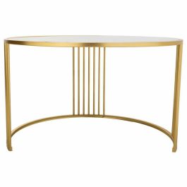 Mesa de Centro Alexandra House Living Oro Hierro Espejo Madera MDF 80 x 48 x 80 cm