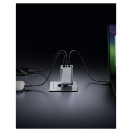 Anker A2688341 Cargador 100W 3 Puertos GaN 1 USB-A 2 USB-C Negro