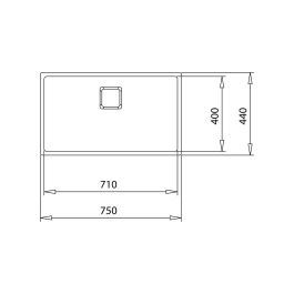 Fregadero de Un Seno Teka 115000054 Acero