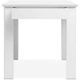 Mesa OSLO - Rectangular - 4 personas - 80 x 77 x 80 cm - Blanca Mesa OSLO - Rectangular - 4 personas - 80 x 77 x 80 cm - Blanca