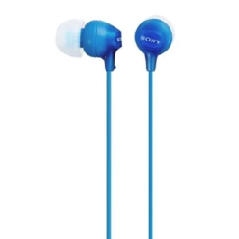 Sony MDR-EX15APLI Auriculares Intrauditivos con Micrófono, Jack 3.5, Azules