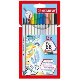 Stabilo Rotuladores Pen 68 Brush C-Surtidos Estuche 12 Ud Precio: 15.49999957. SKU: S8417611