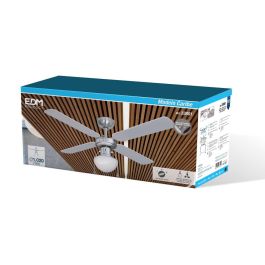 Ventilador de techo modelo caribe. color cromado. potencia: 50 W aspas: ø102cm edm