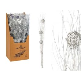 Ramillete 3 Bolas Plateado Metalico Giftdecor 13X100CM (24 Unidades) Precio: 94.68999958. SKU: B1B6VMLXW4