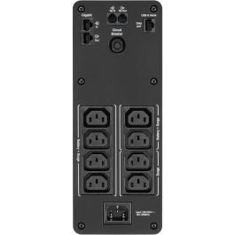 APC BR1600SI Sistema de Alimentación Ininterrumpida (UPS) Línea Interactiva 1.6kVA 960W 8 Salidas AC