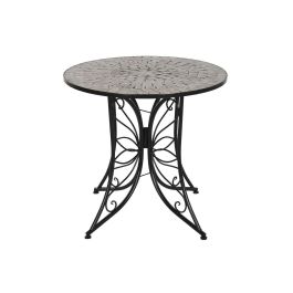 Mesa auxiliar Home ESPRIT Negro Multicolor 80 x 80 x 76 cm Precio: 129.68999978. SKU: B1EV33C33W