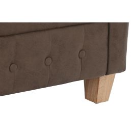 DKD Home Decor Sillón Vintage Marron Natural 80 x 70 x 80 cm