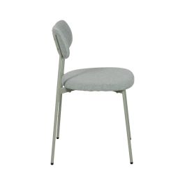 Silla Verde Tejido-Metal Contract 49 X 47 X 76 cm