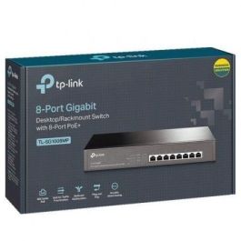 TP-LINK TL-SG1008MP Switch Gigabit Ethernet No Administrado 8 Puertos con PoE Negro