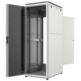 Lanview Rack Cabinet 19" 32U para Servidores y Cableado 600x800mm, Puertas de Cristal y Metal, Paneles Laterales Desmontables