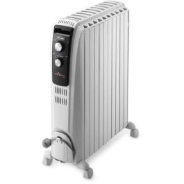 Radiador en baño de aceite Dragon4 DELONGHI - 2500W - 3 etapas de calentamiento - Tecnología Real Energy - Efecto chimenea Precio: 187.89000032. SKU: B1AY9GBGF4