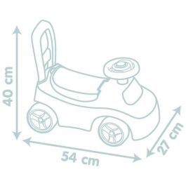 Little Smoby - Portacoches - Caja debajo del sillín + asiento - Bocina - A partir de 10 años - Fabricado en Francia