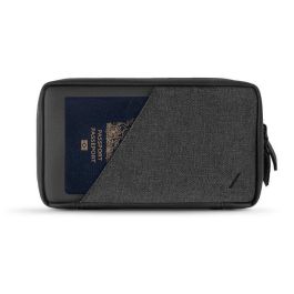 Native Union Stow Organizer V2 premium para accesorios de tecnología, bolsillo de acceso rápido, tela gris