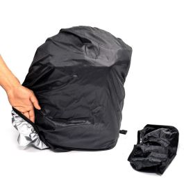 EWENT Mochila EW2536 17.3" Trendy Roll Unisex Impermeable Negro, Diseño Ampliable 25.5L-34L, Compartimento Portátil, Puerto USB