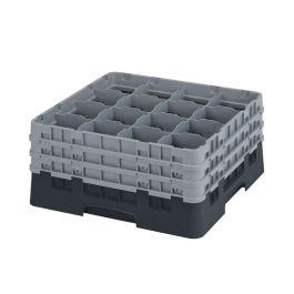 CAMBRO - 16S738-110 - Cesta de lavado 16 comp. 3 alturas - 10,9 cm Ø máx. - alt. máx. 20 cm - 50 x 50 x 22,5 cm - Negro Precio: 75.88999968. SKU: B1CG3XNCLD