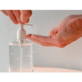 Señal Serigrafiada 1 Tinta Azul Es Obligatorio El Uso De Gel Desinfectante