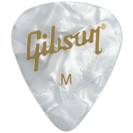 Gibson Púas Blanco Perlado Medium - Pack 12 Unidades Precio: 4.88999962. SKU: B1HHM89NR7