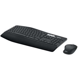 Logitech MK850 Teclado y Ratón Inalámbrico Performance Combo, Confort Ergonómico con Reposamuñecas Acolchado, Multipareja 3 Dispositivos