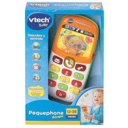 Teléfono pequephone con luces, sonidos, 8 melodías y 2 canciones (bilingüe) 14,8x10,6x7,5 cm Teléfono pequephone con luces, sonidos, 8 melodías y 2 canciones (bilingüe) 14,8x10,6x7,5 cm