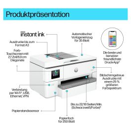 HP OfficeJet Pro 9720e Impresora Multifunción Tinta A3 WiFi ADF Dúplex