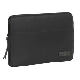 Safta Funda Portátil Moos Capsula 14'' Negro Taslon Acolchado 34x25x2cm