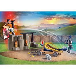 Playmobil Campo De Batalla Burnham Raiders Novelmore 71210 Set de Juego de Caballeros para Niños