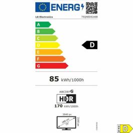 Smart TV LG 75QNED82A6B 75" 4K Ultra HD LED HDR Edge-LED QNED Smart TV LG 75QNED82A6B 75" 4K Ultra HD LED HDR Edge-LED QNED