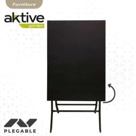 Mesa cuadrada plegable de metal aktive 70x50x70 cm Mesa cuadrada plegable de metal aktive 70x50x70 cm