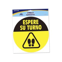Bismark Vinilo Adhesivo Redondo "Espere Su Turno" Precio: 1.49999949. SKU: B15LS98FVS