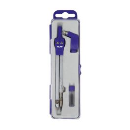 Milan Compás Universal Con Pata Articulada + Adaptador + 2 Minas Serie Acid Azul Milan Compás Universal Con Pata Articulada + Adaptador + 2 Minas Serie Acid Azul
