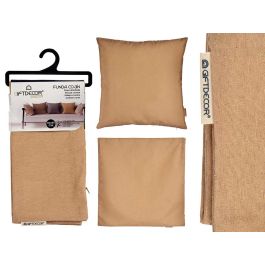 Funda Cojin Cremallera 60X60 Beige Giftdecor (24 Unidades) Funda Cojin Cremallera 60X60 Beige Giftdecor (24 Unidades)