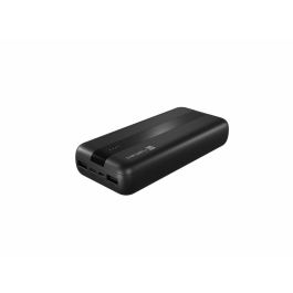 NATEC Trevi Power Bank / Batería Externa 20000 mAh de Polímero de Litio con Múltiples Puertos USB-A y USB-C, Color Negro Precio: 23.50000048. SKU: S5615277