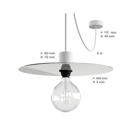 Lámpara Colgante Angarsk SKD-P80056 Metal Estilo Industrial Vintage