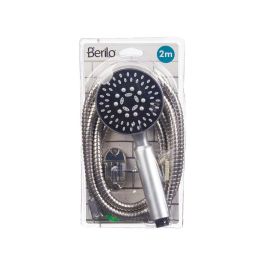 Teléfono Ducha Berilo con Manguera 2 m, Base Negra 14x4.5x24.5 cm (12 Unidades) Teléfono Ducha Berilo con Manguera 2 m, Base Negra 14x4.5x24.5 cm (12 Unidades)