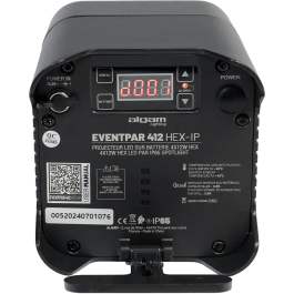 Algamlight Foco Par Led 4x12W RGB IP65 con Batería y W-DMX