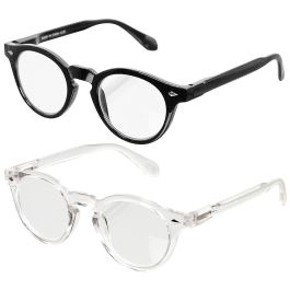 Sensly Juego de 2 Gafas de Lectura Antirreflejantes con Monturas Surtidas y Graduaciones +2.5/+3/+3.5