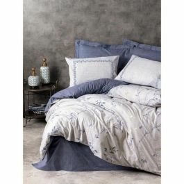 ASI8683742885726 Juego de Cama 100% Algodón Azul - Funda Nórdica 220x240 cm y 2 Fundas de Almohada 60x60 cm ASI8683742885726 Juego de Cama 100% Algodón Azul - Funda Nórdica 220x240 cm y 2 Fundas de Almohada 60x60 cm