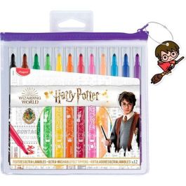 Maped Rotuladores Harry Potter Pouch Estuche De 12 Rotuladores De Fibra Lavables Con Punta Biselada Precio: 1.5900005. SKU: B14Z59LPLA