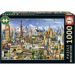 EDUCA EDU1748018663737 Puzzle Símbolos de la Europa en Miniatura 1000 piezas, 62,5 x 30 cm, para +12 años Precio: 25.4999998. SKU: B1C37ZRXMK